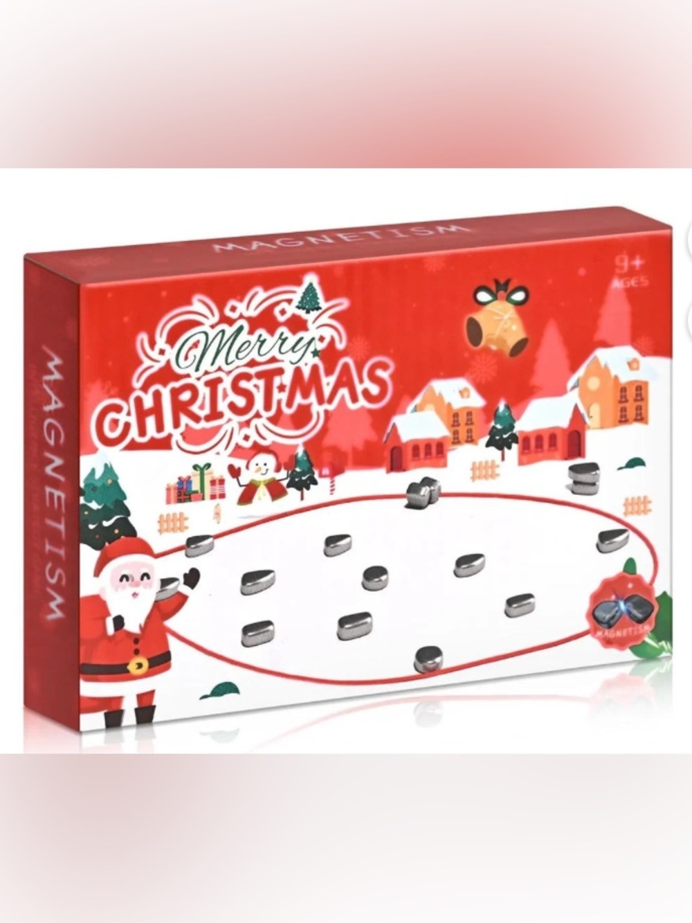 Magnetic Christmas Board Game Travel Size